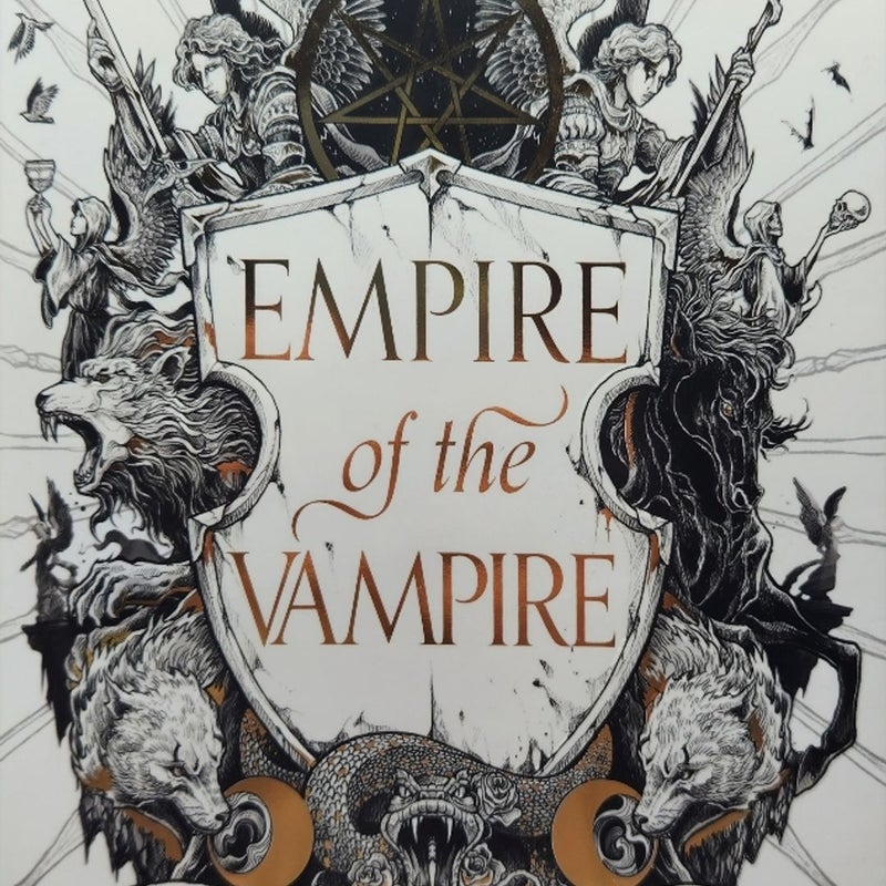 Illumicrate Signed Painted Edges -Empire of the Vampire by Jay Kristoff NEW