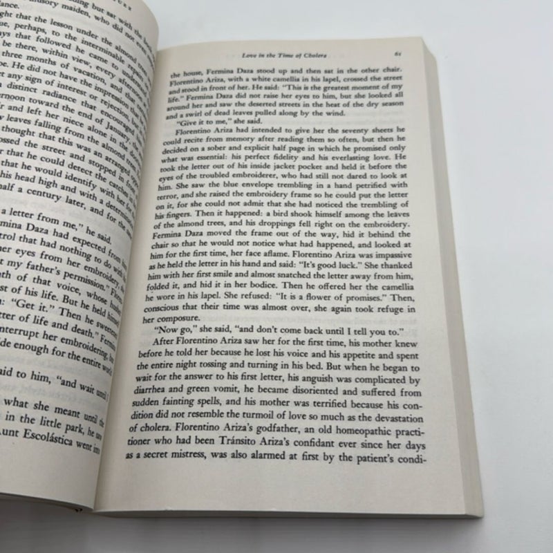 Love in the Time of Cholera