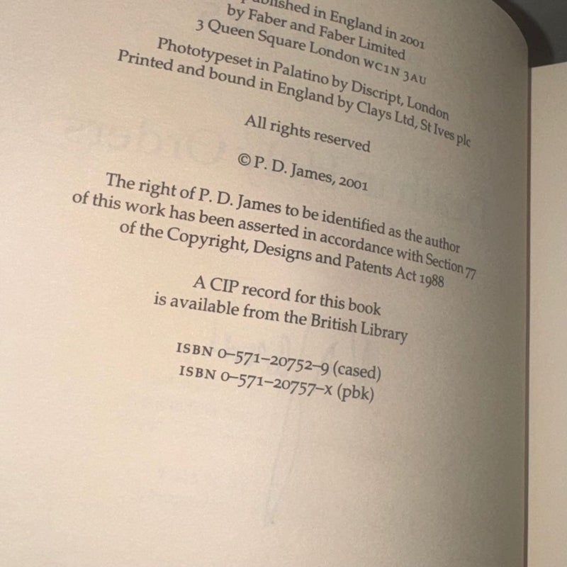 DEATH IN HOLY ORDERS SIGNED