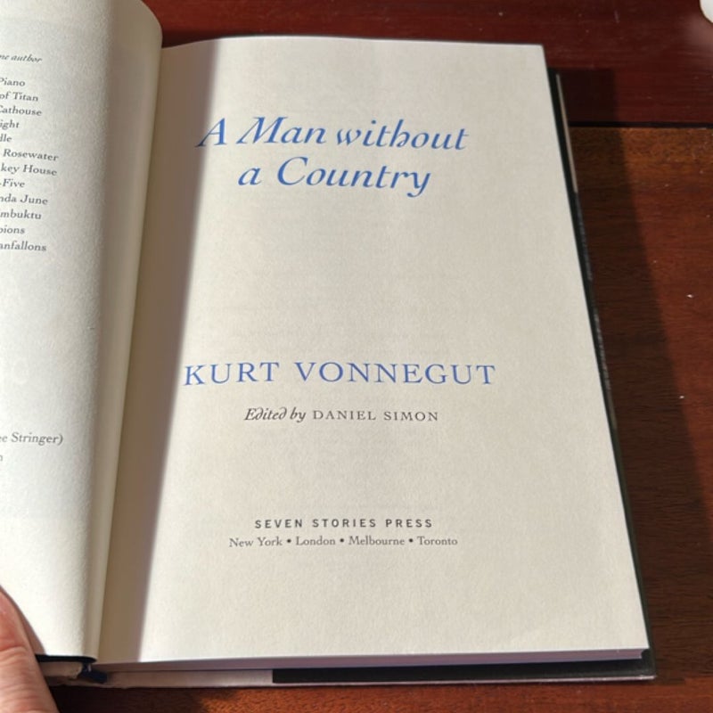 A Man Without a Country (1st Ed/6th)