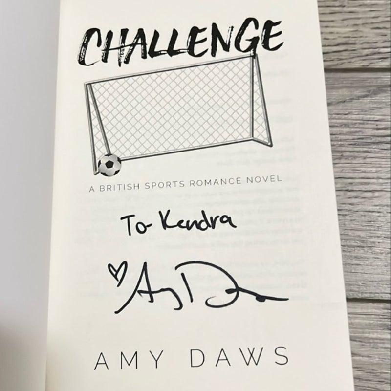 Challenge (signed and personalized) 