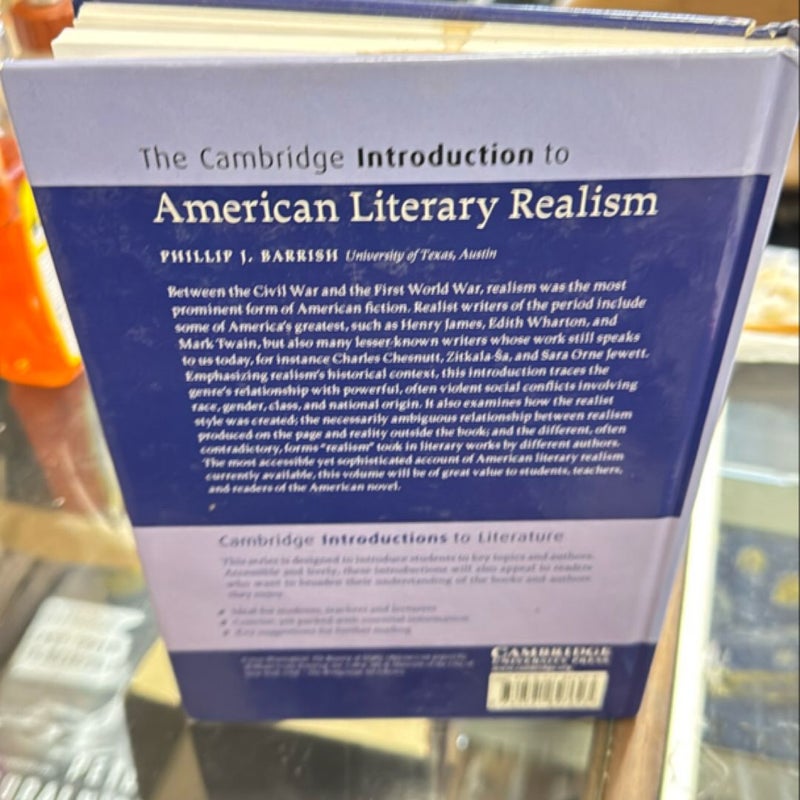 The Cambridge Introduction to American Literary Realism