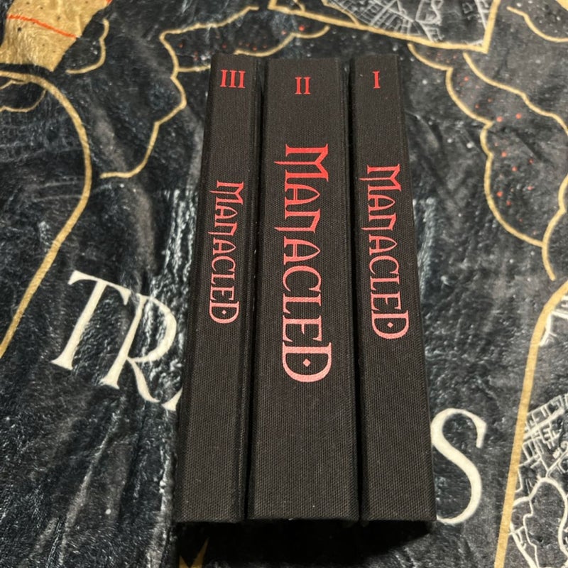 Manacled (3 volume set w/ illustrated page overlays) 