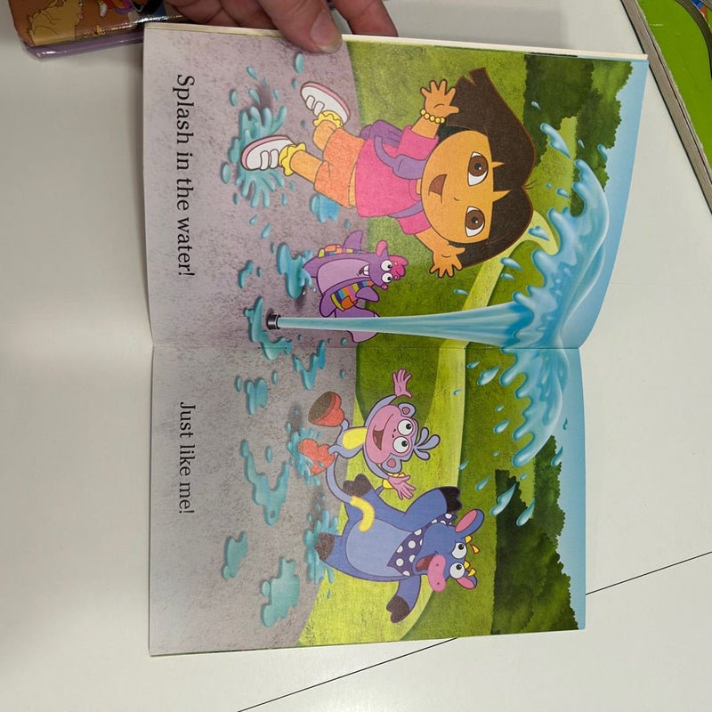 Kids Books with Dora, Sesame Street, and Hello Kitty 