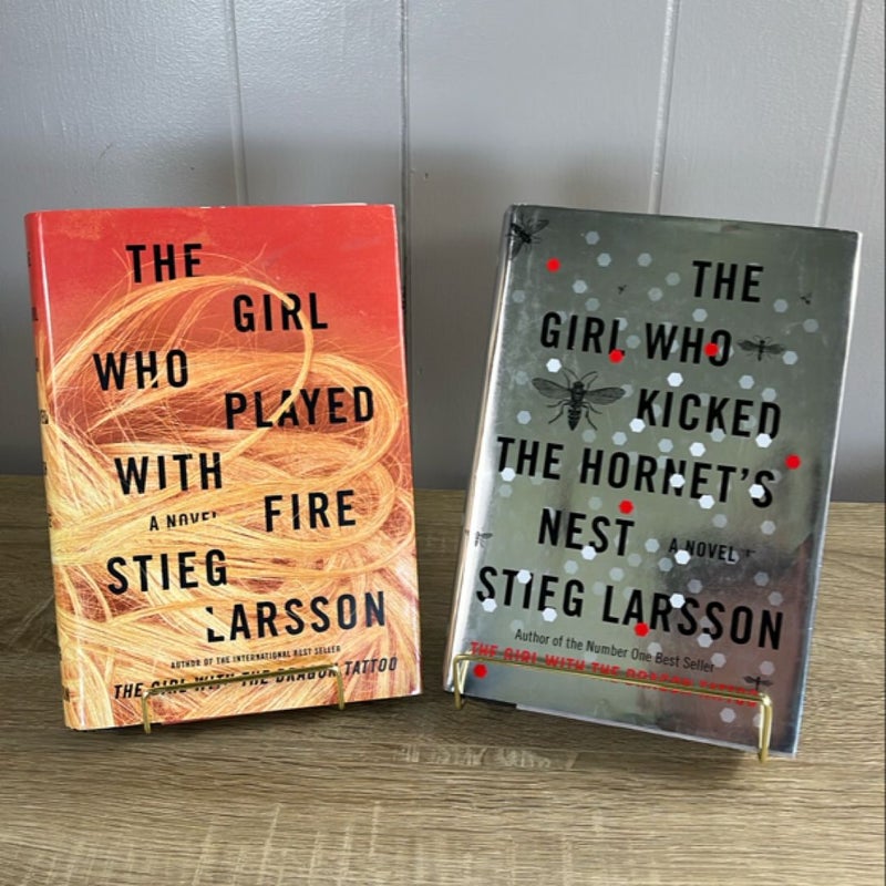 The Girl Who Played with Fire 🔥  2 book bundle 