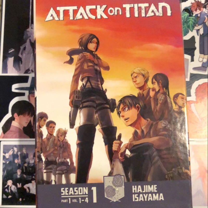 Attack on Titan Season 1 Part 1 Manga Box Set