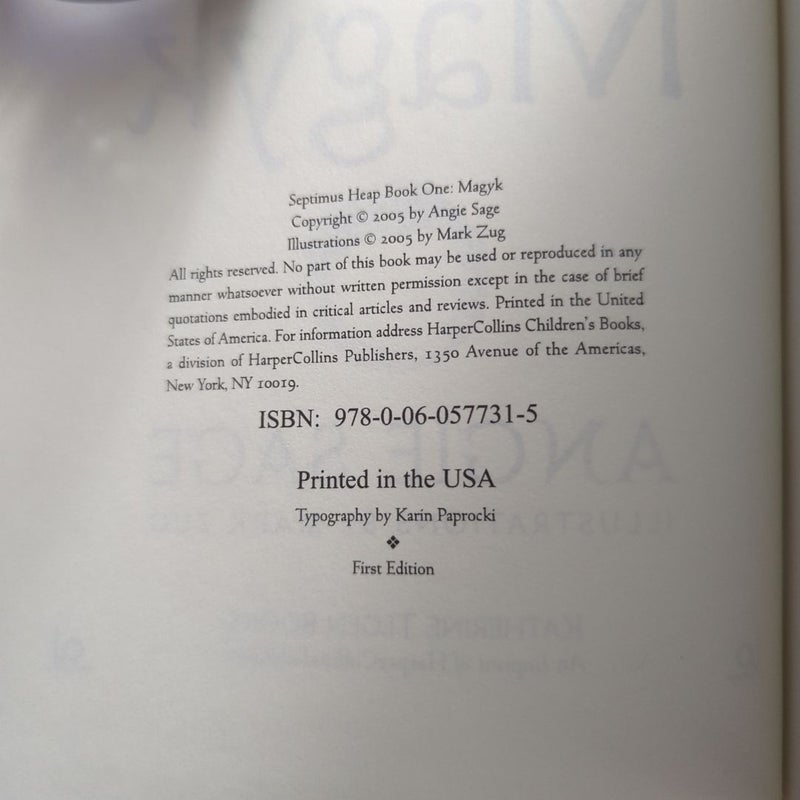 Septimus Heap, Book One: Magyk