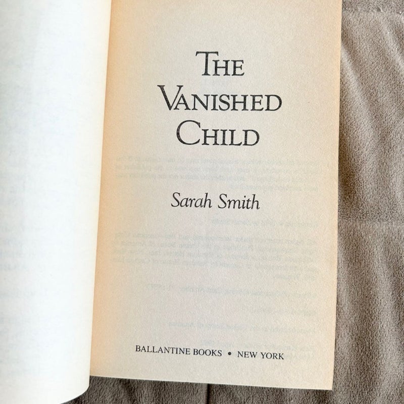 The Vanished Child 2639