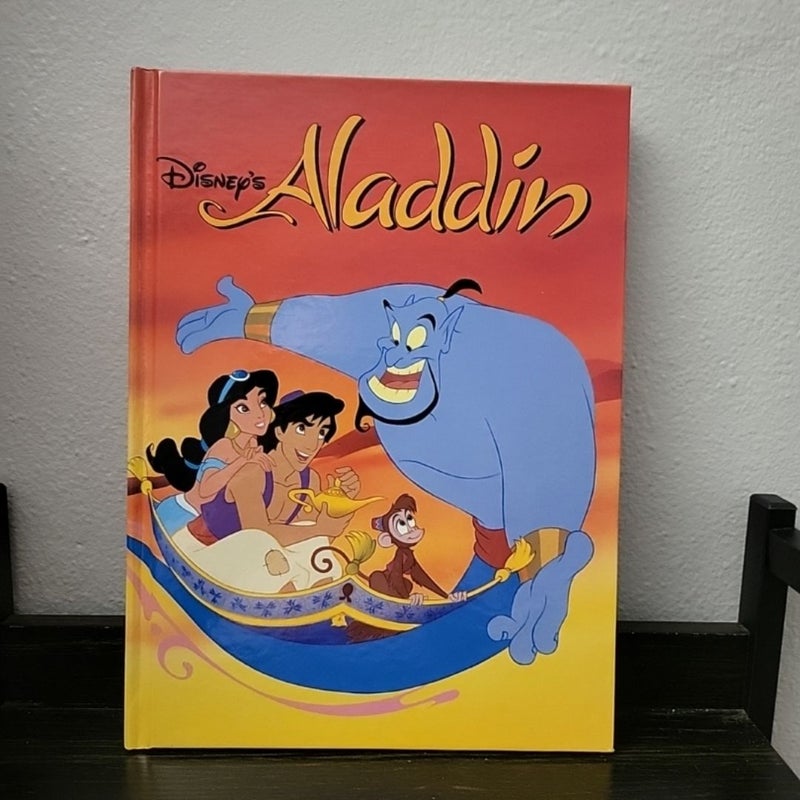 Disney Classic Series Aladdin Hardcover Book Storybook Vintage 1992 Pre Owned