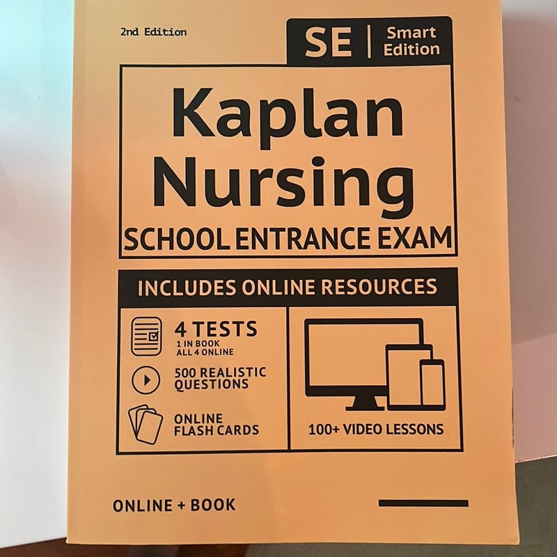 Kaplan Nursing School Entrance Exam Full Study Guide 2nd Edition