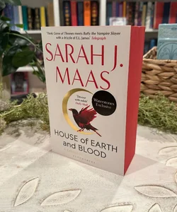 House of Earth and Blood Signed Book Plate Waterstones Exclusive 
