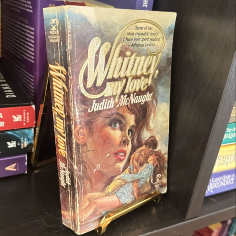 Whitney, My Love - 1st Ed, Vintage (Hard to Find)