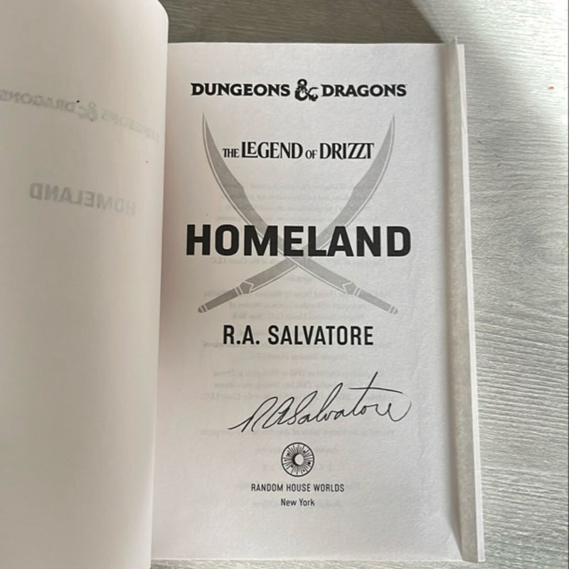 *Signed* Homeland: Dungeons and Dragons