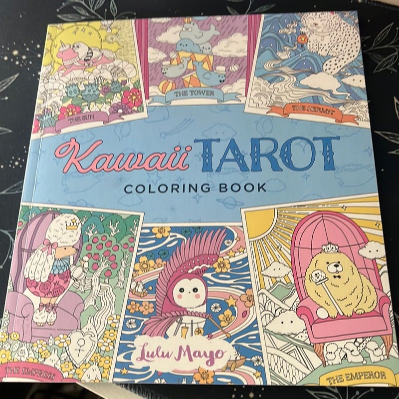 Kawaii Tarot Coloring Book