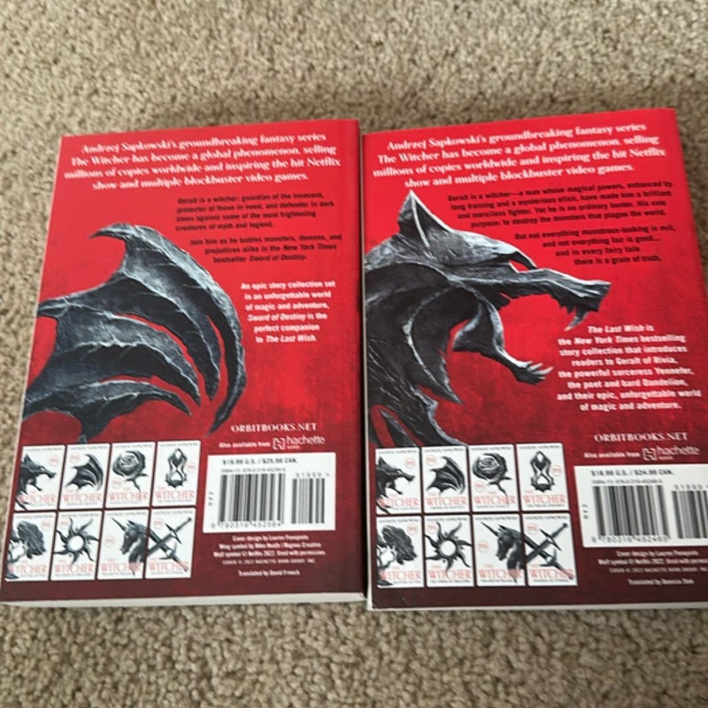 The Witcher Stories Boxed Set: the Last Wish and Sword of Destiny