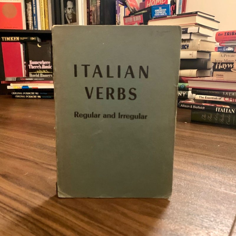 Italian Verbs - Regular and Irregular