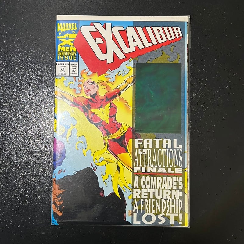 Excalibur #71 from 1993 with Hologram