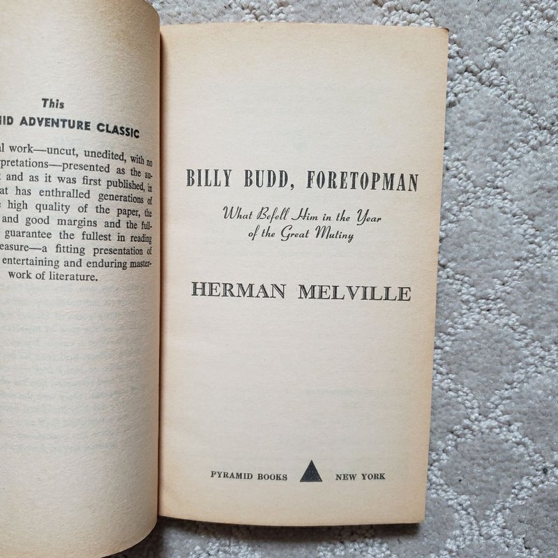 Billy Budd Foretopman (1st Pyramid Adventure Classic Printing, 1966) 