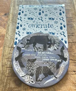 Owlcrate Exclusive Neil Gaiman Mythology (Ceramic Trivet)