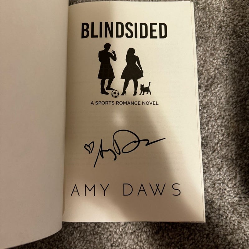 Blindsided *signed special edition hardcover with sprayed edges