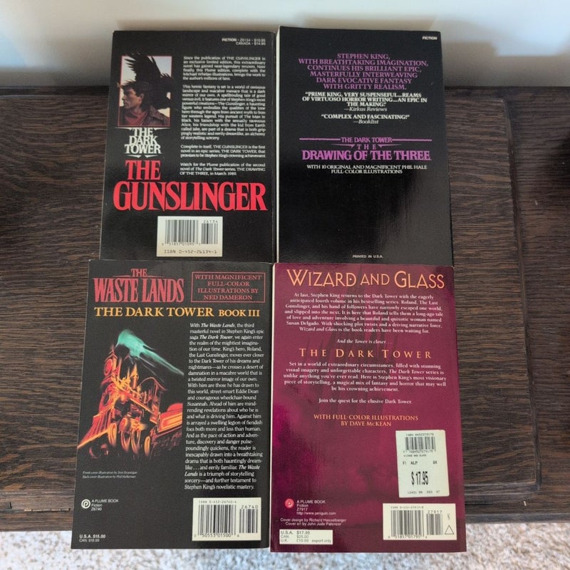 The Dark Tower Set (Complete Illustrated 8 book set) 1st editions