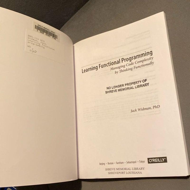 Learning Functional Programming