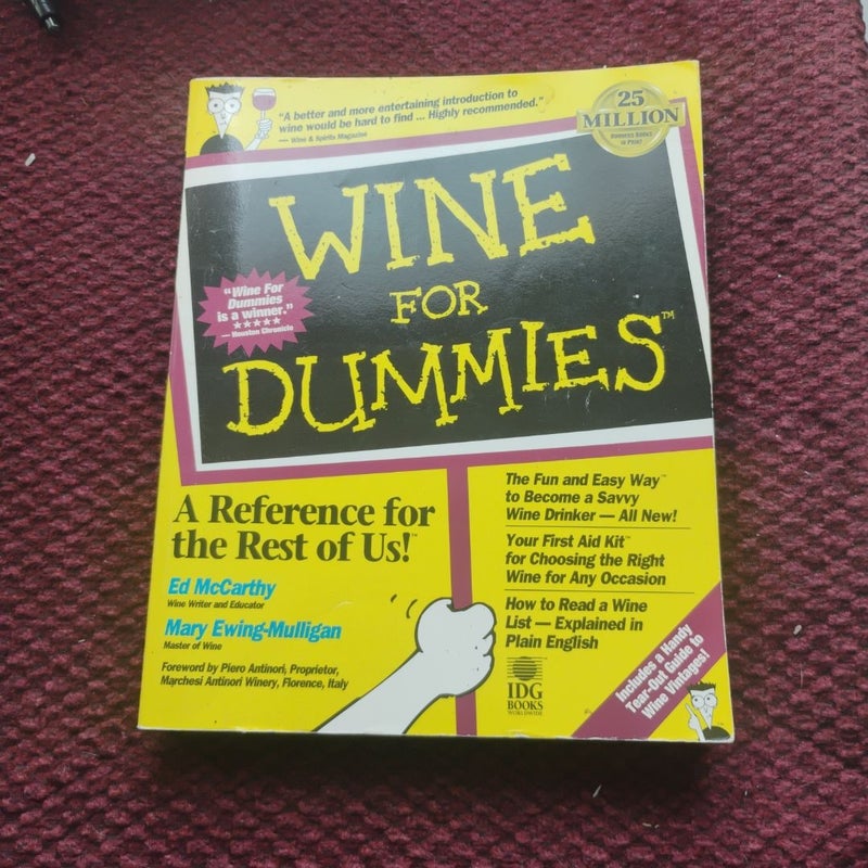 Wine for Dummies