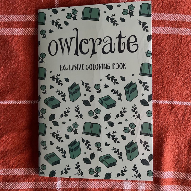 OwlCrate Exclusive Coloring Book