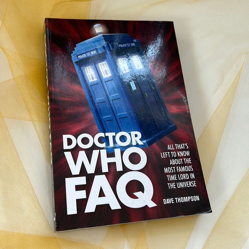 Doctor Who FAQ