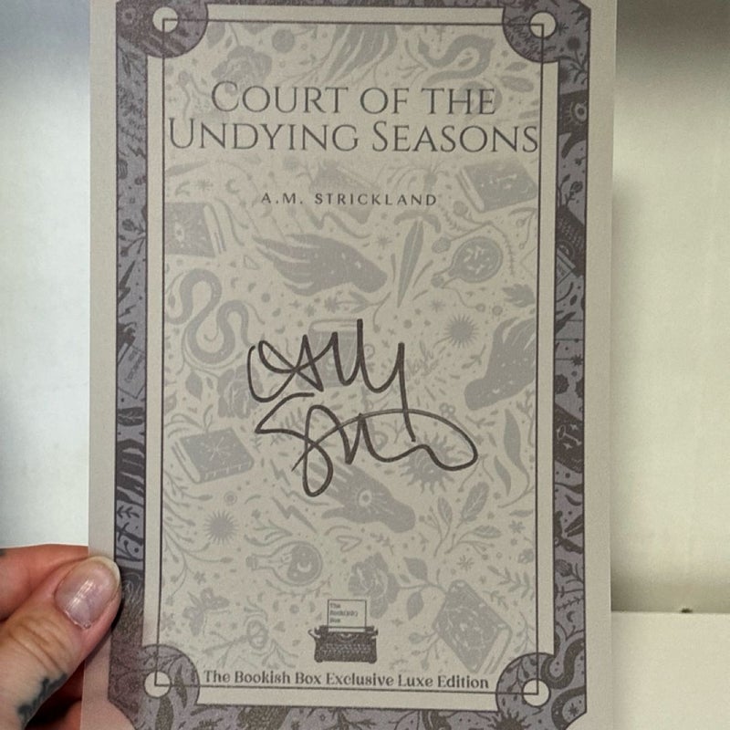 Court of the Undying Seasons *SIGNED* Bookish Box Edition