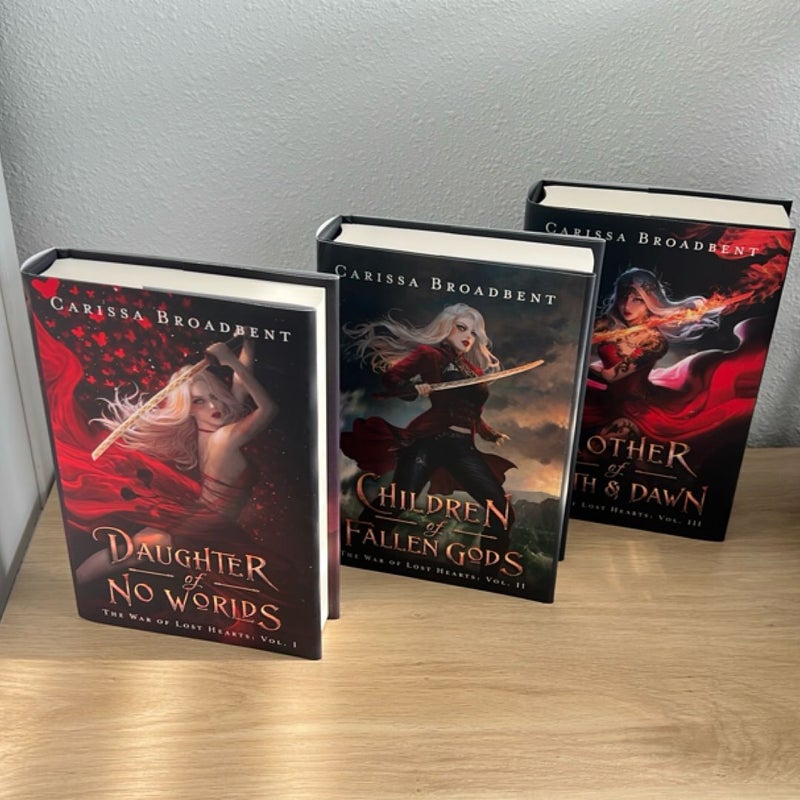 War of Lost Hearts Trilogy Bundle - Daughter of No Worlds, Children of Fallen Gods, Mother of Death and Dawn