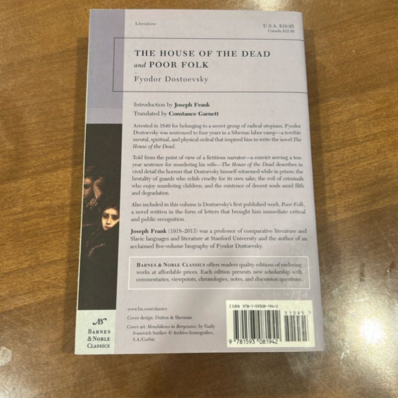 The House of the Dead and Poor Folk