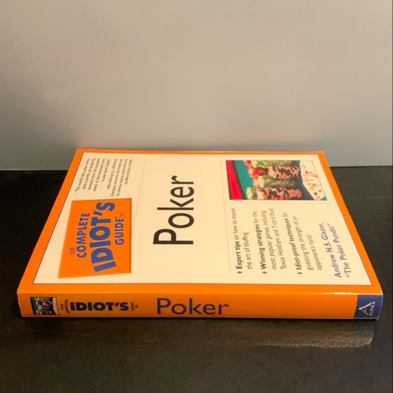 Complete Idiot's Guide to Poker