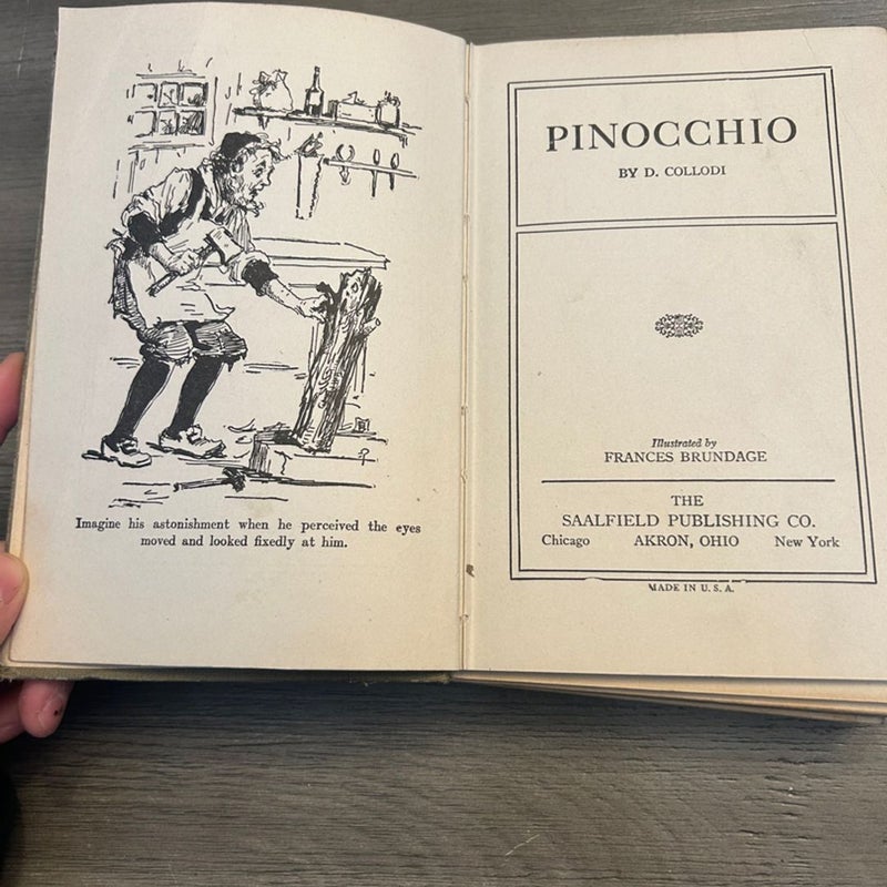 Pinocchio Vintage Copy 1924 