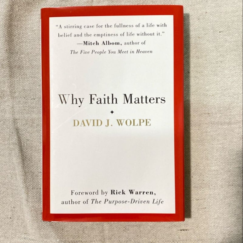 Why Faith Matters