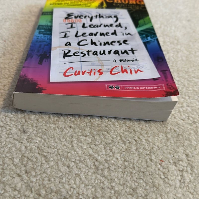 (ARC) Everything I Learned, I Learned in a Chinese Restaurant