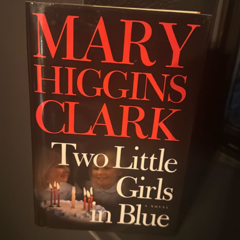 Two Little Girls in Blue
