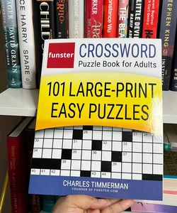 *Large Print* Funster Crossword Puzzle Book for Adults 