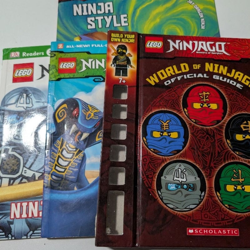 Ninjago 4 Book Lot