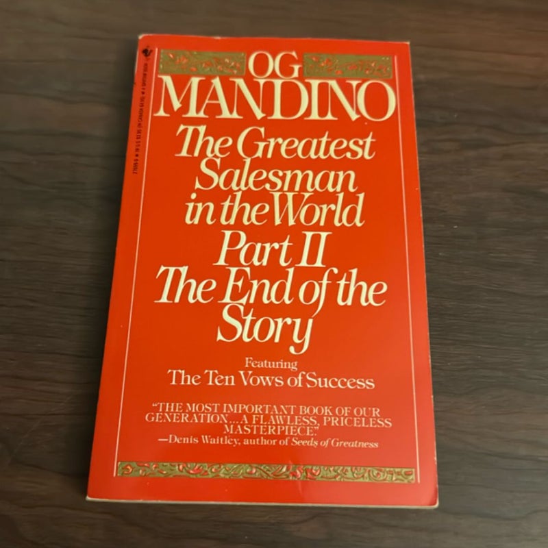 The Greatest Salesman in the World, Part II