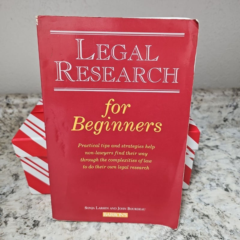 Legal Research for Beginners