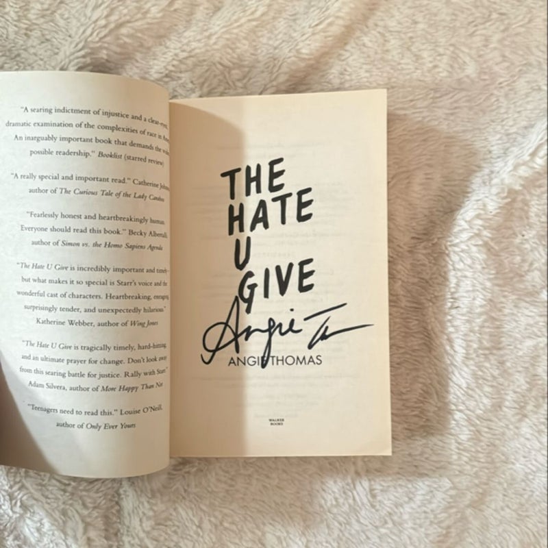 The Hate U Give (signed)