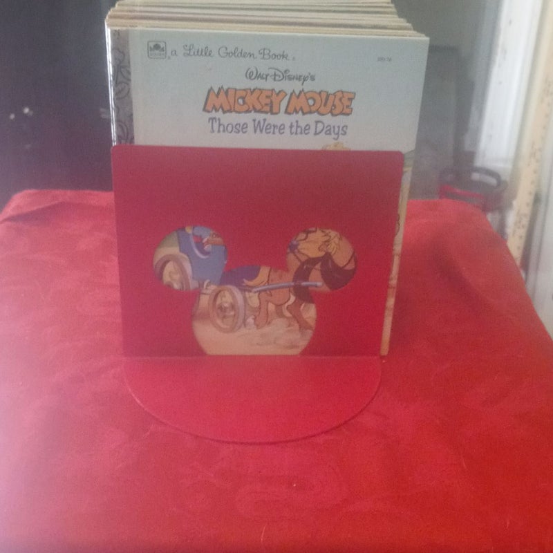 Walt Disney Little Golden Book Bundle/Mickey Mouse Bookends