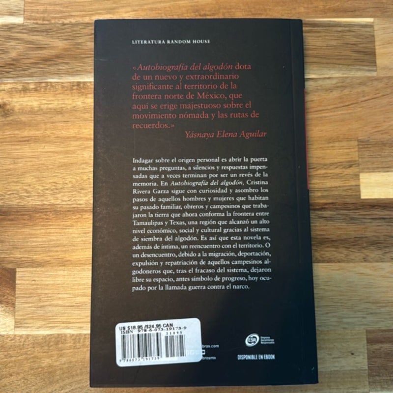Autobiografía Del Algodón / the Autobiography of Cotton