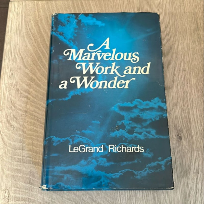 A Marvelous Work and a Wonder - 1975