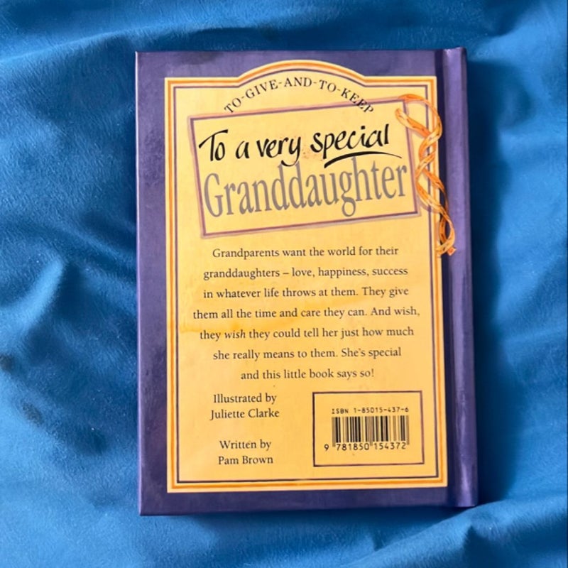 To a Very Special Granddaughter