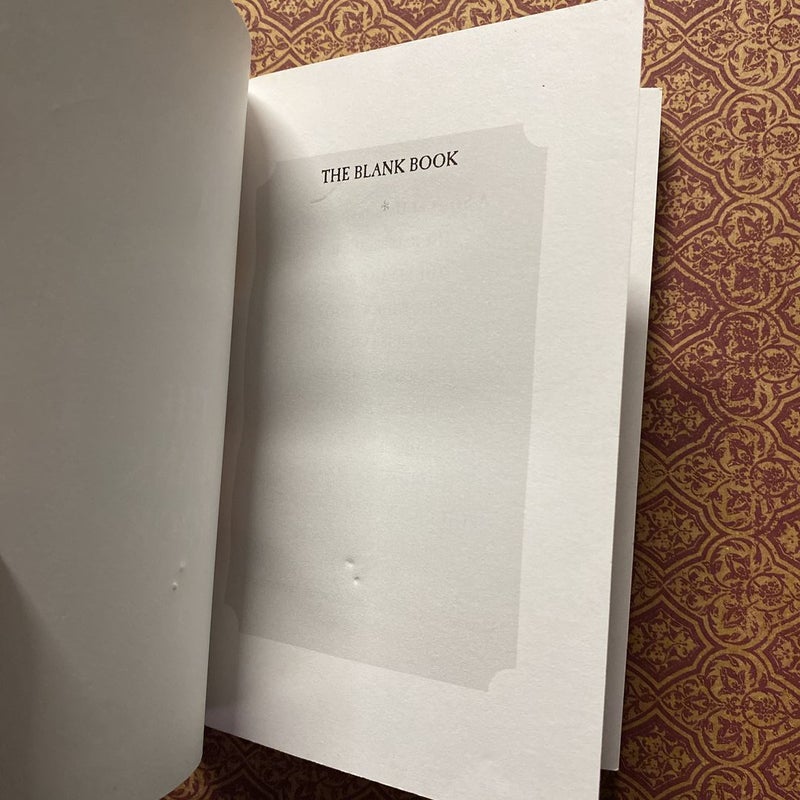 A Series of Unfortunate Events: The Blank Book