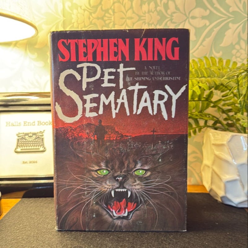 Pet Sematary 1983 Book Club Edition 