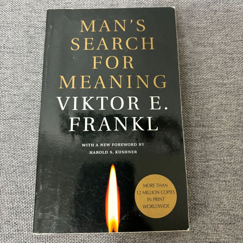 Man's Search for Meaning (OLD EDITION/OUT of PRINT)