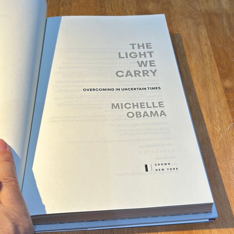 1st ed./1st * The Light We Carry